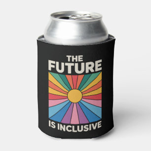 Pride Regenboog De Toekomst is Inclusief LGBTQ Blikjeskoeler