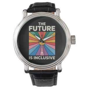 Pride Regenboog De Toekomst is Inclusief LGBTQ Horloge