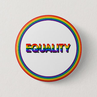 Pride Regenboog Gelijkheid Ronde Button 5,7 Cm