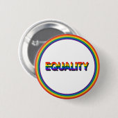 Pride Regenboog Gelijkheid Ronde Button 5,7 Cm (Voorkant /achterkant)
