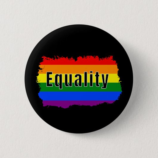Pride Regenboog Gelijkheid Ronde Button 5,7 Cm (Voorkant)