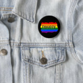 Pride Regenboog Gelijkheid Ronde Button 5,7 Cm (In situ)
