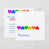 Pride Regenboog Hartlijn Kaart (Voorkant / Achterkant)