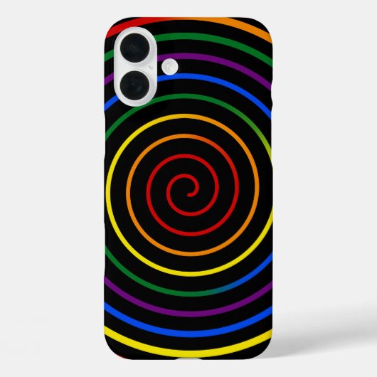 Pride Regenboog Hypnotiserend V2 Case-Mate iPhone Case (Achterkant)