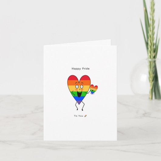 Pride, regenboog kaart (Voorkant)