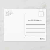 Pride Regenboog Kleuren Bedankt Ansichtkaart Briefkaart (Achterkant)