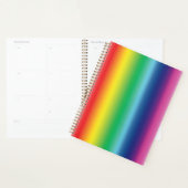 Pride regenboog kleuren homo vlagpatroon laat mode planner (Display)