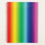 Pride regenboog kleuren homo vlagpatroon laat mode planner<br><div class="desc">Pride regenboog kleuren gay vlag patroon lgbt moderne planner.</div>