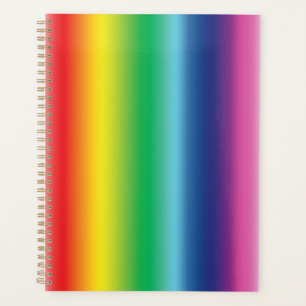 Pride regenboog kleuren homo vlagpatroon laat mode planner
