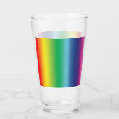 Pride regenboog kleuren lgbtq lgbt gay queer duide glas (Achterkant)