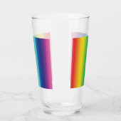 Pride regenboog kleuren lgbtq lgbt gay queer duide glas (Links)