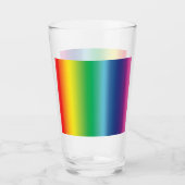 Pride regenboog kleuren lgbtq lgbt gay queer duide glas (Voorkant)