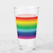 Pride regenboog kleuren lgbtq lgbt gay vlag duidel glas (Achterkant)