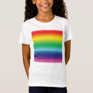 Pride regenboog kleuren lgbtq lgbt gay vlag kinder t-shirt