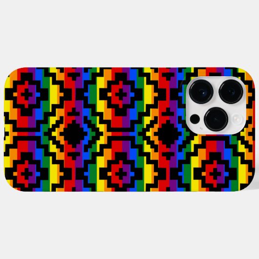Pride Regenboog LGBTQ Geometrisch Case-Mate iPhone Case (Achterkant (horizontaal))