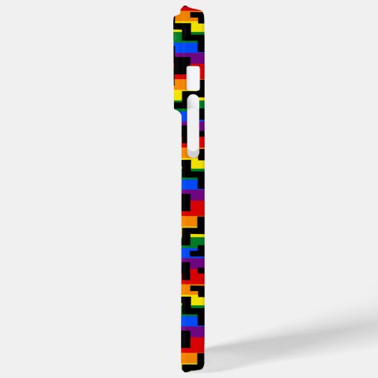 Pride Regenboog LGBTQ Geometrisch Case-Mate iPhone Case (Achterkant / Links)