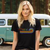 Pride Regenboog LGBTQ Heren Basic Donkere T-Shirt