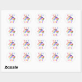 Pride Regenboog Liefde Sticker (Vel)
