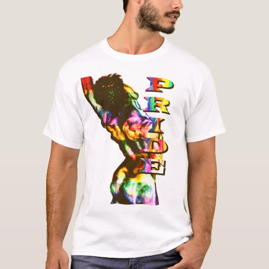 Pride regenboog mannelijke torso 1 T-Shirt (Voorkant)