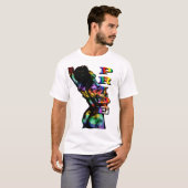 Pride regenboog mannelijke torso t-shirt (Voorkant volledig)