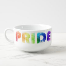 Pride regenboog soep mok