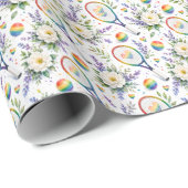 Pride Regenboog Tennis Aquarel Cadeaupapier (Rol Hoek)