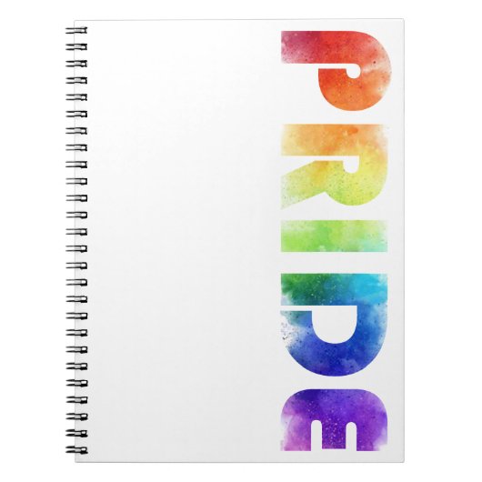 Pride Regenboog Thema Notitieboek (Voorkant)