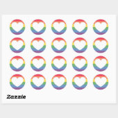 Pride regenboog vlag liefde is liefde stickers (Vel)
