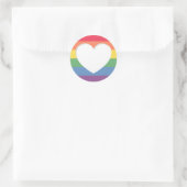 Pride regenboog vlag liefde is liefde stickers (Tas)