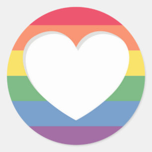 Pride regenboog vlag liefde is liefde stickers
