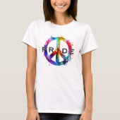 Pride regenboog waterkleur voor lgbtq gemeenschap t-shirt (Voorkant)