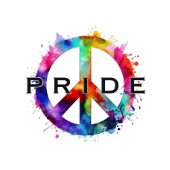 Pride regenboog waterkleur voor lgbtq gemeenschap t-shirt