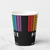  Pride regenboogcode LGBTQIA+ Papieren Bekers (Links)