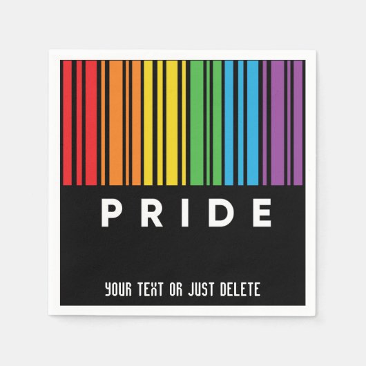  Pride regenboogcode LGBTQIA+ Servet (Voorkant)