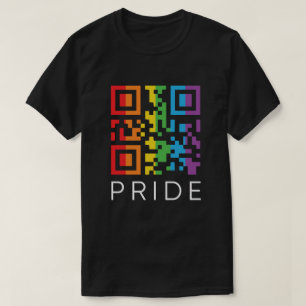 Pride regenboogcode LGBTQIA+ T-Shirt