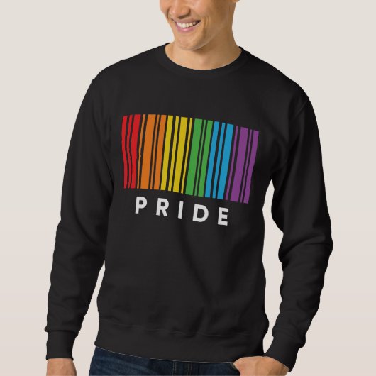 Pride regenboogcode LGBTQIA+ T-Shirt (Voorkant)