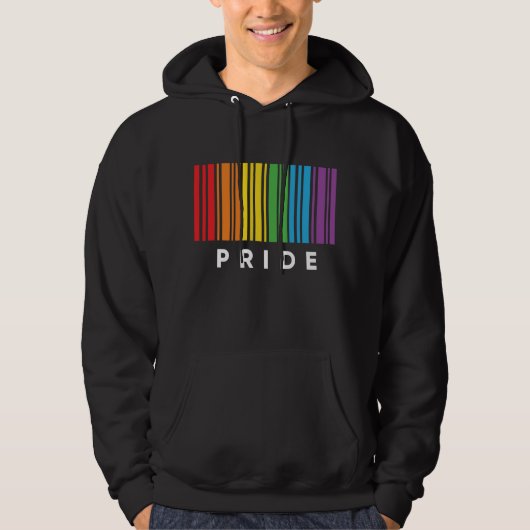 Pride regenboogcode LGBTQIA+ T-Shirt (Voorkant)