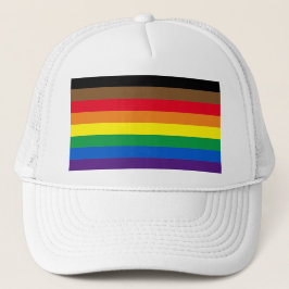 Pride regenboogdiversiteit inclusief Lgbtq + vlag Trucker Pet