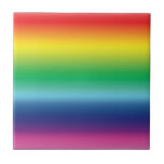 Pride regenboogekleurde kleuren lgbt lgbtq homovla tegeltje<br><div class="desc">Pride regenbooggradiëntkleuren lgbt lgbtq homovlag moderne keramische tegels</div>