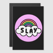 Pride-regenboogkleur met wolken. (Voorkant / Achterkant)