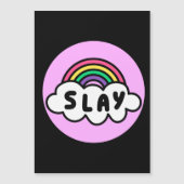 Pride-regenboogkleur met wolken. (Voorkant)