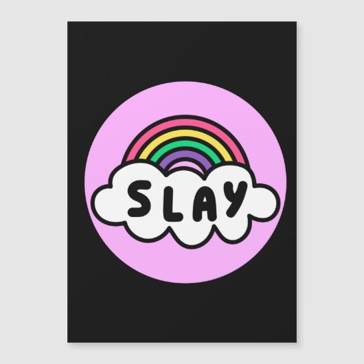 Pride-regenboogkleur met wolken. (Voorkant)