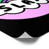 Pride- regenboogkleur met wolken, poster (Hoek)