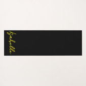 PRIDE Regenboogkleuren gestikte harten Yogamat (Achterkant (horizontaal))