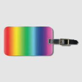 Pride regenboogkleuren lgbtq gay flag - bagagelabel (Voorkant (horizontaal))