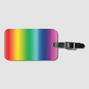 Pride regenboogkleuren lgbtq gay flag - bagagelabel