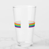 Pride regenboogkleuren lgbtq gay flag - glas (Links)