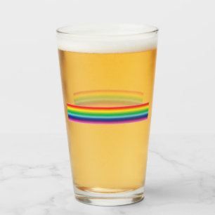Pride regenboogkleuren lgbtq gay flag - glas