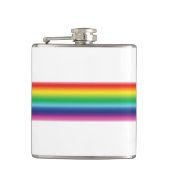 Pride regenboogkleuren lgbtq gay flag - heupfles (Voorkant)