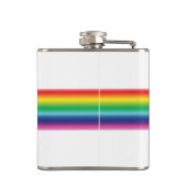Pride regenboogkleuren lgbtq gay flag - heupfles (Achterkant)
